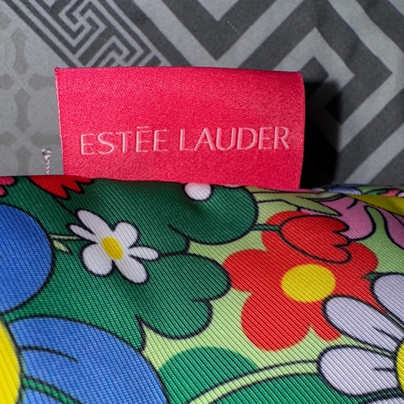 Estee Lauder Hattie Stewart Tote Bag Spring Smile Flowers - Picture 4 of 7